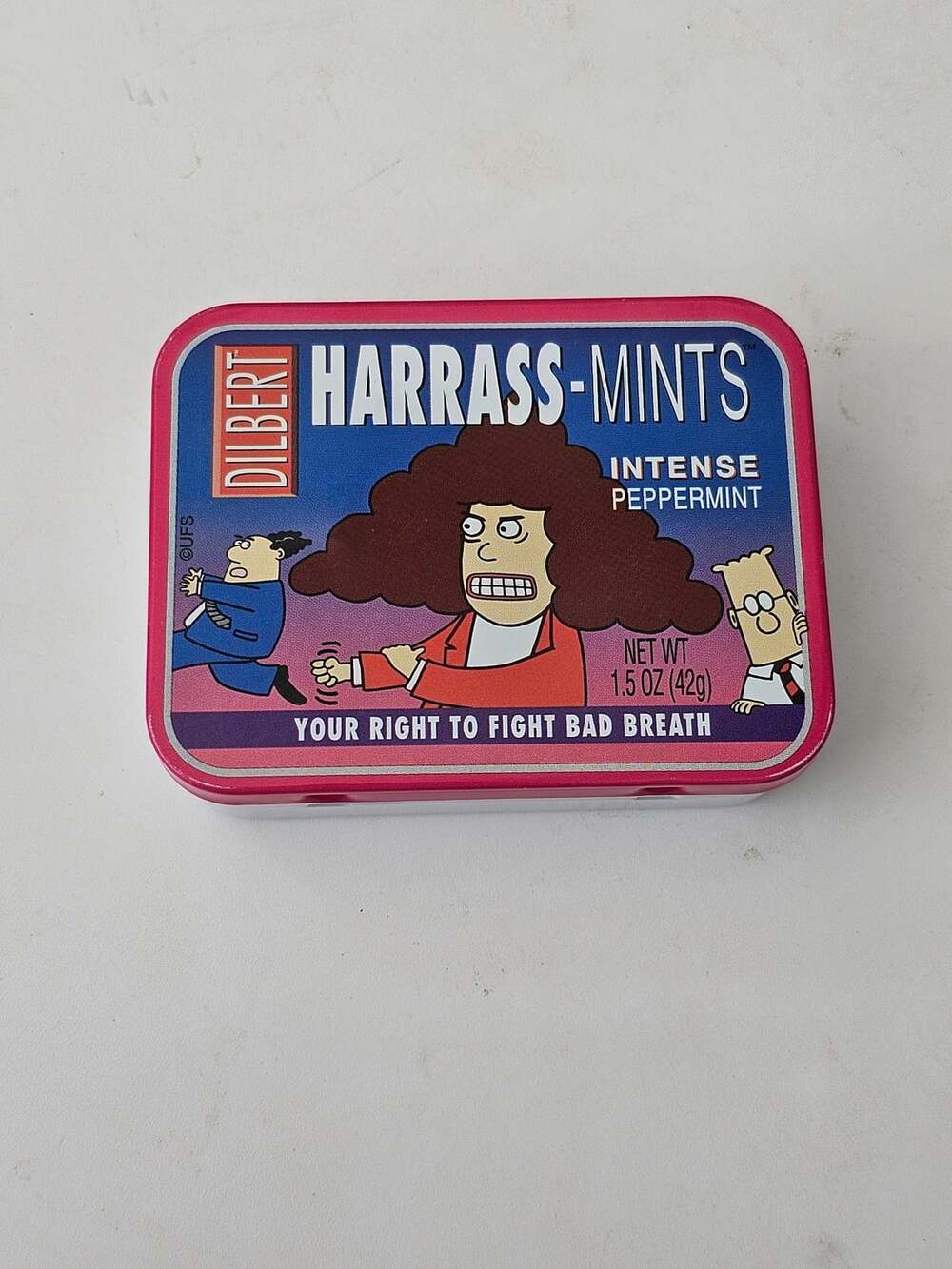 Ragold Dilbert Harrass-Mints Intense Peppermint Tin